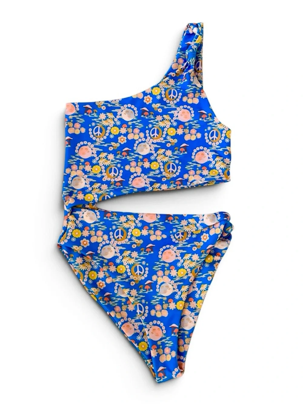 Skatie Humboldt Nicole Boho Hippie One Piece Swimsuit Size Medium